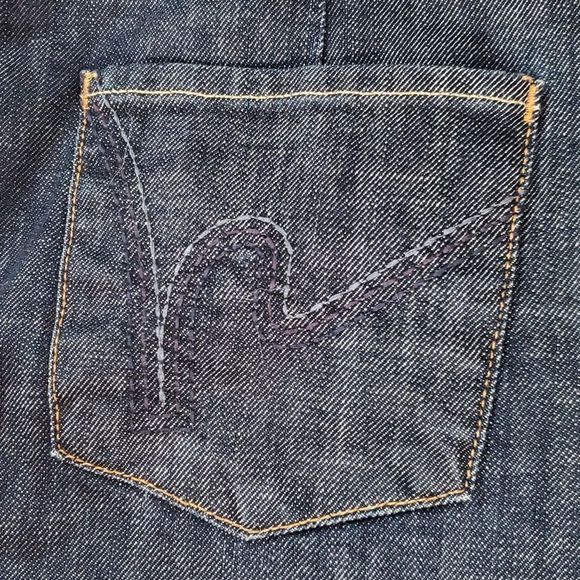 Citizens of Humanity Novak‎ #358 Denim Pencil Skirt 5 Pockets Button/Zip Fly 28 - Picture 4 of 13